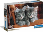 Clementoni - Puzzle 500 Koťata