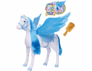 Interaktivní modrý chodící koník se zvukovými efekty