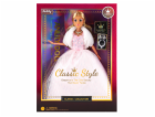 Módní panenka ve společenských šatech - světle růžové