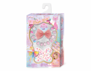 Sada Třpytivé nehty s nálepkami a sponou do vlasů - Baletka