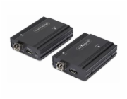 Startech DisplayPort KVM Console Extender Over Fiber Optic, 4K 60Hz - Video/audio/USB extendér - DisplayPort - až 300 m - kompatibilní s TAA