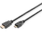 Digitus HDMI 1.3 / 1.2 (C to A) připojovací kabel 3 m , p...