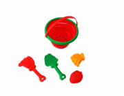 Sada na písek - Skladaci kyblik s příslušenstvím 5 ks