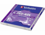 Verbatim DVD+R Double Layer 8x Speed, Jewel Case, 8,5GB