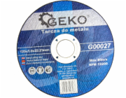 GEKO Řezný kotouč na kov, 125x1,0x22,23mm GEKO