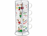 Bialetti SET 4 cap.TRICOLORE
