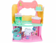 Gabi a její kočičí domeček - sada figurek z filmu: Kuchyně s dalšími místnostmi