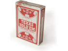 Cartamundi Červené pokerové karty Texas PC PEEK