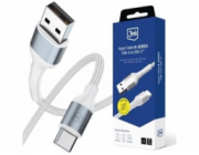 3mk kabel Hyper Cable N-SERIES A to C 1m 9V/2A 18W White / Black