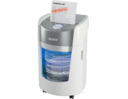 Leitz IQ OptiMax Small Office 350 skartovačka Na malé částice 58 dB 22,3 cm Šedá, Bílá