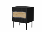 Cama INSERTO 400241 noční stolek Černá, Dub