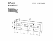 Cama LUCCA 490373 komoda