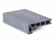 Terasové prkno G21 zakončovací, 2,5 x 14 x 400 cm, Silver Wood, WPC