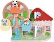 small foot Motorická hračka s ruským kolem Přátelé z džungle
