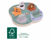 small foot 3D puzzle se zvuky zvířat Safari