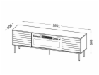 Cama CORTINA 5903815011108 televizní stolek/nábytek k mul...