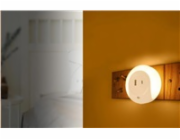 WG - Noční LED světlo do zásuvky s USB / WG FireFly / white