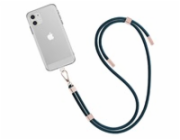 WG - Crossbody lace strap/transparent/green