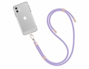 WG - Crossbody lace strap/transparent/violet