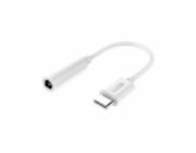 WG - Adaptér Type-C + 3,5mm jack / DAC chip / white