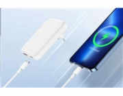 WG - Síťová nabíječka GaN 2x USB, 1x USB-C 30W + 1x USB-A 18W, white