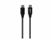 WG - Datový kabel Type-C na Type-C, 1,5 metrů, 5A, 140W, černá