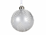 Vánoční hračka na stromeček, 10 cm, sklo