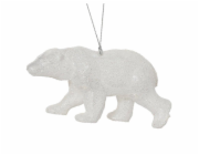 Vánoční hračka Medvěd, 13 cm, plast