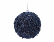 Vánoční hračka na stromeček Noční modrá, 8 cm, plastová