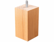 Noha nábytku Haushalt, 10 cm x 5,5 cm, světlý buk
