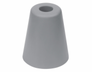 Dveřní zarážka Haushalt, 8 cm, O 7 cm, pryžová, šedá