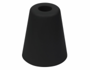 Zarážka dveří Haushalt, 8 cm, O 7 cm, guma, černá