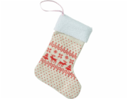 Vánoční punčochová dekorace, 20 cm