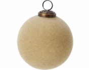 Vánoční hračka na stromeček, hnědá, 10 cm