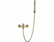 Koupelnová baterie se sprchovou sadou Invena Nestos zlatá