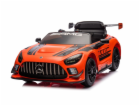 Dětské elektrické autíčko Mercedes AMG GT3, černo/oranžové