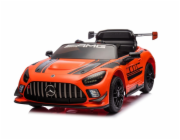 Dětské elektrické autíčko Mercedes AMG GT3, černo/oranžové