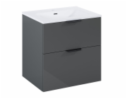SKŘÍŇKA S UMYVADLEM EKOLINE 60 ANTRACIT