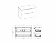 SKŘÍŇKA MISTERJERO EKOLINE 100 ANTRACIT