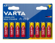 Varta Varta Longlife Max Power, alkalické baterie, AA, 8 ks