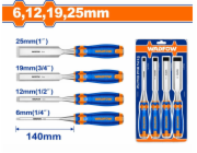 Wadfow Dláto na dřevo, sada 4ks
