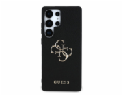 Guess Pouzdro Grained Big 4G Logo Small Classic Logo pro Samsung Galaxy S25 Ultra černé