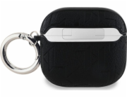 Karl Lagerfeld Pouzdro Monogram Karl & Choupette Head pro AirPods 4 černé