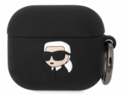 Karl Lagerfeld Pouzdro Karl Lagerfeld KLA3RUNIKK na Apple AirPods 3, silikonové, s 3D hlavou Karla