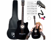 Akustická kytara V-TONE AG ONE BK 4/4 trsátka popruh náhradní struny pouzdro akordy