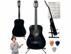 V-Tone BCG BK klasická kytara 4/4 sada 3x trsátko akordů
