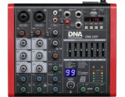 Bitmat DNA CM4-DSP audio mixážní pult, 4 kanály, USB, MP3, Bluetooth, Phantom