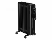 Radiátor Black+Decker, BXRA2001E, olejový, 9 žeber, 3 stupně tepelné intenzity, časovač, dotykový displej, 2000 W