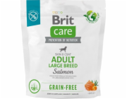 Dry food for adult dogs large breeds - BRIT Care Grain-free Adult Salmon- 1 kg