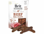 Brit Jerky Beef Real Fillets - Hovězí - psí pamlsek - 80 g